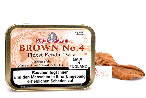 Samuel Gawith Brown No. 4 Fines Kandal Twist Pipe tobacco 50g Ti